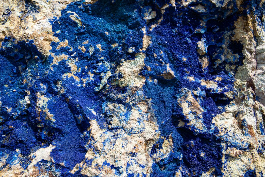 Pierre lapis lazuli brute